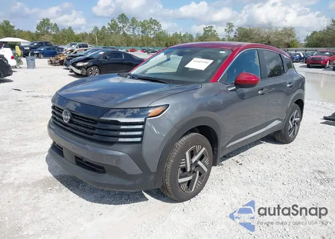 2025 Nissan Kicks Sv Fwd из США, поврежденный, VIN 3N8AP6CA2SL301063